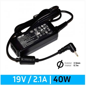 CARGADOR ASUS ORIGINAL | 19V / 2.1A | 2.5 x 0.7mm | 40W