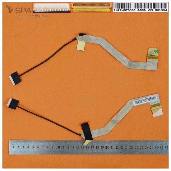 CABLE FLEX DE PANTALLA ASUS EEE PC 1015PX SERIES | 1422-00TC0001 1422-00TC00 ASUS 08075