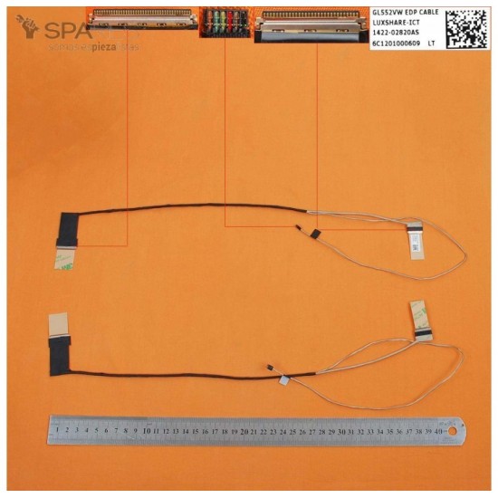 CABLE FLEX DE PANTALLA ASUS GL552VW GL552JX GL552J GL552V GL552VL SERIES | 1422-02820AS ASUS 08081