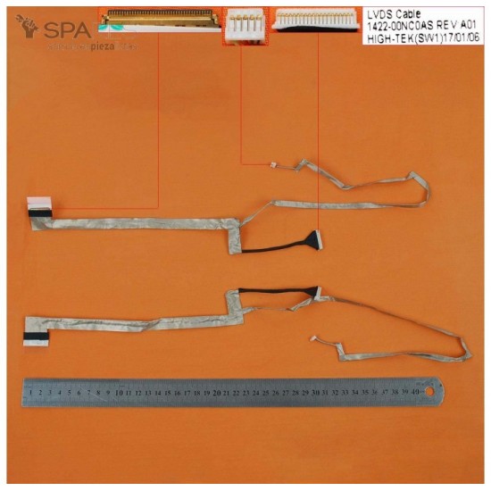 CABLE FLEX DE PANTALLA ASUS K72 K72F K72JR K72DR SERIES | 1422-00NC0AS ASUS 04804