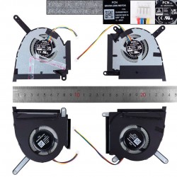 PAR DE VENTILADORES CPU + GPU ASUS TUF DASH F15 FX517ZC RTX3070 SERIES | DFSCL42P06593U 13NR0990T01021 DFSCL42P16593U 13NR0990T02021