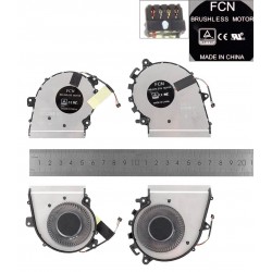 PAR DE VENTILADORES CPU + GPU LENOVO YOGA 530-14IKB 530-14ISK 530-14ARR FLEX 6-14IKB SERIES | DFS150705BR0T FKJH DFS150705AF0T FKGH