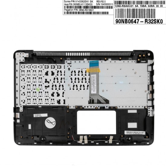 TECLADO CON CARCASA ASUS ASUS V555 V555L V555U V555UQ K555U X555M VM590L SERIES ASUS 10806