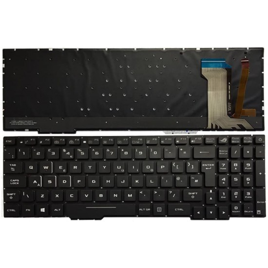 TECLADO ESPAÑOL ASUS ROG GL553 GL553V GL553VW ZX553VD ZX53V FX553VD FX53VD FX753VD FZ53V ZX73 SERIES | RETROILUMINADO ASUS 11426