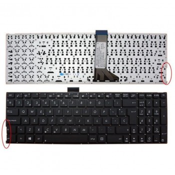 TECLADO ESPAÑOL ASUS K555D K555DA K555DG K555LB K555LF P553M P553S P553SA SERIES | NEGRO SIN MARCO