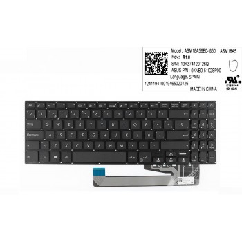 TECLADO ESPAÑOL ASUS YX560 YX560UD X560 X560UD X507UA SERIES SIN FRAME COLOR NEGRO