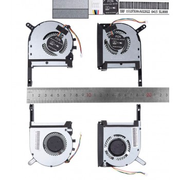 PAR DE VENTILADORES CPU + GPU ASUS TUF GAMING ASUS FX86 FX95G FX705G FX505 SERIES | 13NR00S0M09011 13NR00S0M11111
