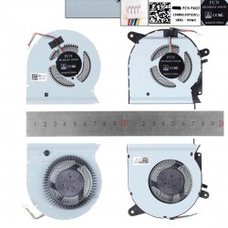 PAR DE VENTILADORES CPU + GPU ASUS ROG STRIX GL503VS GL503VM GL503V SERIES