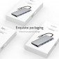 ADAPTADOR 8 EN 1 TIPO C A HUB CON PUERTOS USB-C / USB 3.0 / HDMI / SD / TF / RJ45 | BASIX BYL-2010N3 BASIX 13018