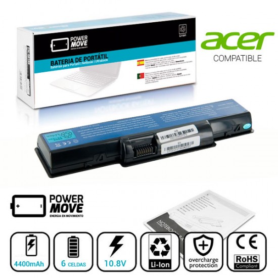 BATERIA ACER COMPATIBLE ASPIRE AS07A31 ACER 00540