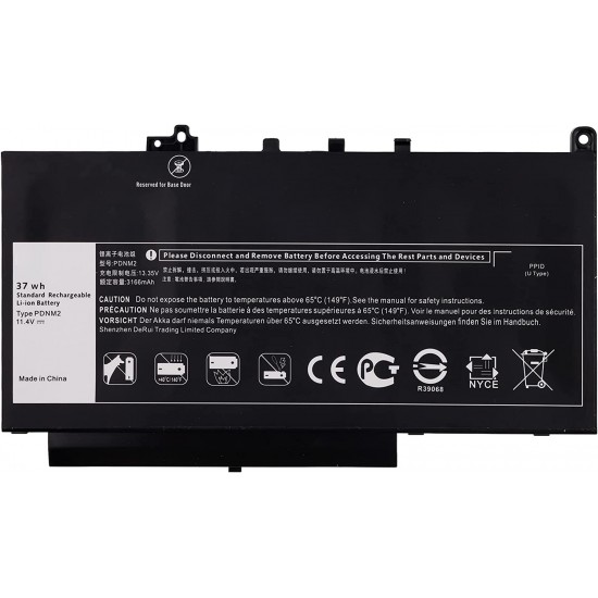 BATERIA DELL LATITUDE E7270 E7470 SERIES | 021X15 0579TY 07CJRC 0F1KTM 0PDNM2 11.4V/3600MAH