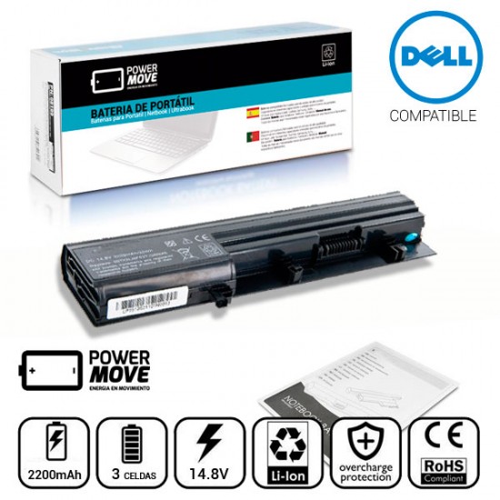 BATERIA DELL COMPATIBLE VOSTRO 3300 VOSTRO 3350 SERIES | 07W5X0 7W5X0 GRNX5 DELL 04186
