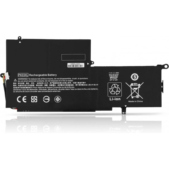 BATERIA HP SPECTRE 13-4000 SPECTRE PRO X360 G1/G2 SERIES | PK03XL PK03056XL 788237-2C2 HSTNN-DB6S 11.4V/4800MAH