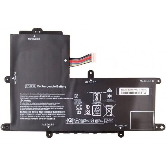 BATERIA COMPATIBLE HP STREAM 11-R000 SERIES | PO02XL 823908-2C1 824536-850 HSTNN-DB-G HSTNN-DB7G HP 13210
