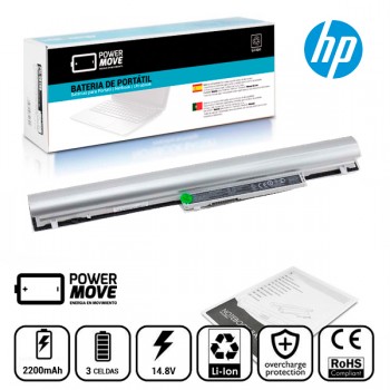 BATERIA HP COMPATIBLE | PAVILION TOUCHSMART SLEEKBOOK 14 SERIES | HY04 | PLATA