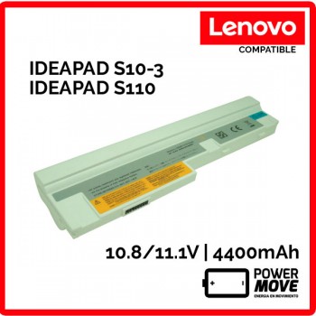 BATERIA LENOVO COMPATIBLE | IDEAPAD S100 | BLANCA
