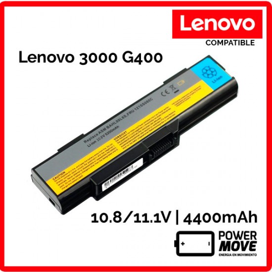 BATERIA LENOVO COMPATIBLE | 300 | C460 | 121SS080C | BAHL00L6S LENOVO 04032
