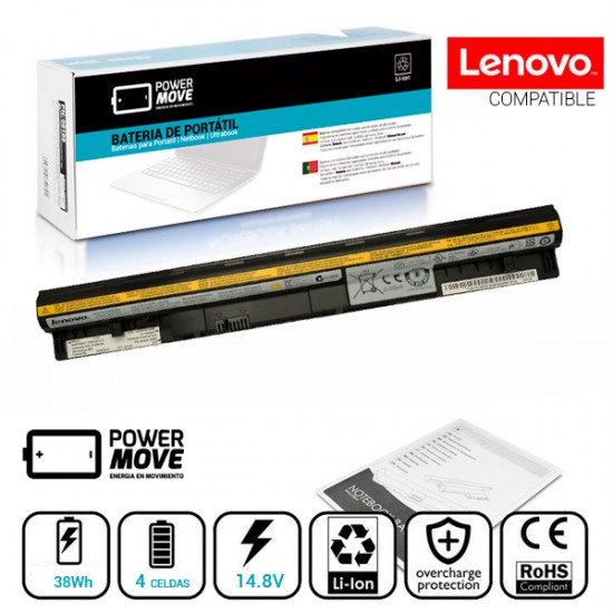 BATERIA LENOVO COMPATIBLE | L12S4L01 | L12S4Z01 LENOVO 04620M