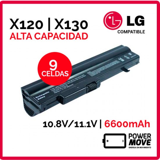 BATERIA LG COMPATIBLE | X120 | X130 | ALTA CAPACIDAD LG 04043
