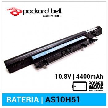 BATERIA PACKARD BELL COMPATIBLE | AS10H51