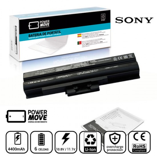 BATERIA SONY COMPATIBLE VAIO VGP-BPS13 | COLOR NEGRO SONY 01198