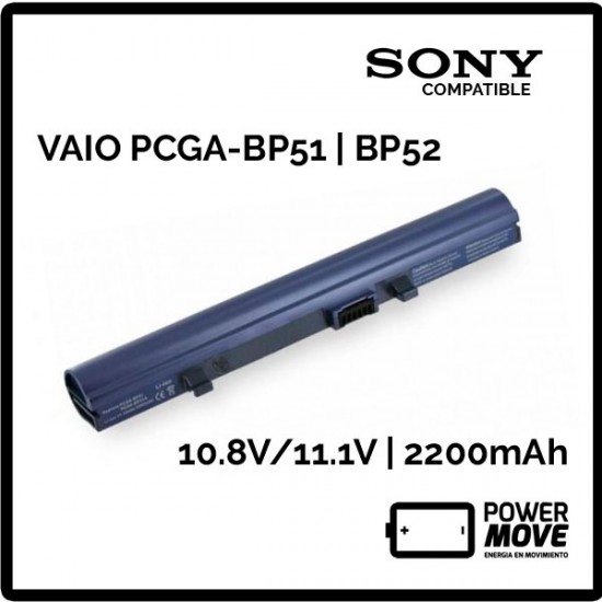 Bateria SONY Compatible | VAIO PCGA-BP51 SONY 03317