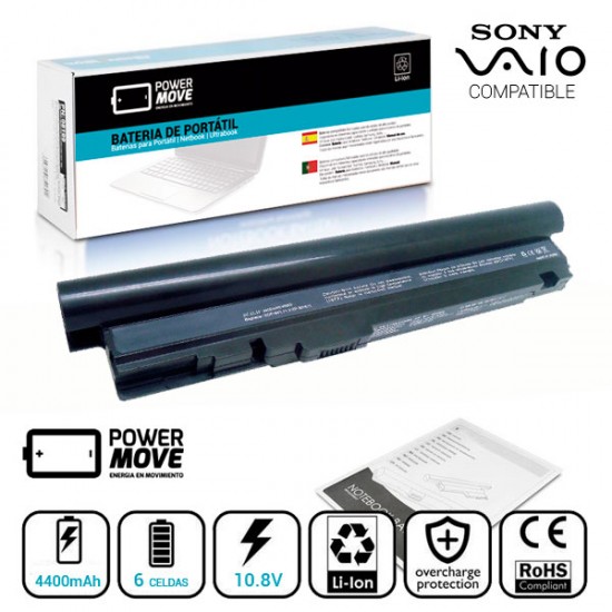 BATERIA SONY COMPATIBLE | VAIO VGP-BPS11 | VGP-BPL11 | VGP-BPX11 SONY 04726