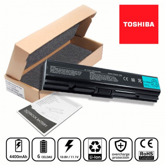 BATERIA TOSHIBA COMPATIBLE PA3534-1BAS PA3534U-1BRS TOSHIBA 00880M