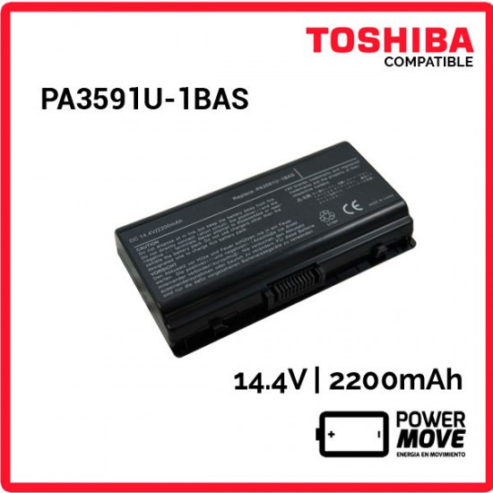 BATERIA TOSHIBA COMPATIBLE | PA3591U-1BRS TOSHIBA 02059M