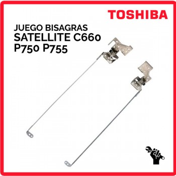 BISAGRAS TOSHIBA SATELLITE C660 P750 P755