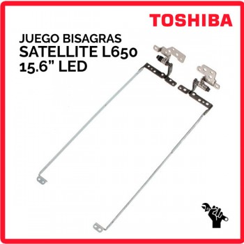 Bisagras TOSHIBA | SATELLITE | L655| MODELO 15.6" LED
