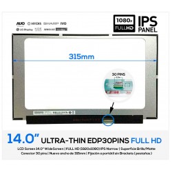 PANTALLA 14.0 AUO B140HAN03.J