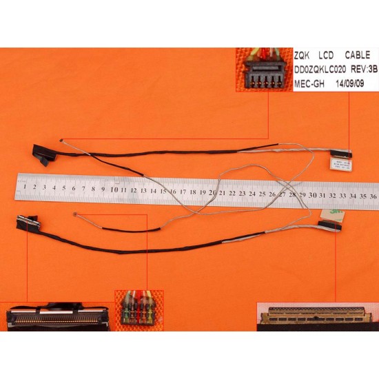 CABLE DE PANTALLA ACER ASPIRE V5-472 SERIES | DD0ZQKLC020 ACER 06087