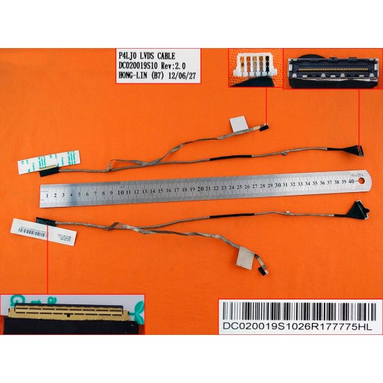 CABLE DE PANTALLA ACER ASPIRE 4830 4830T 4830G 4830TG | DC020019S10 ACER 06513