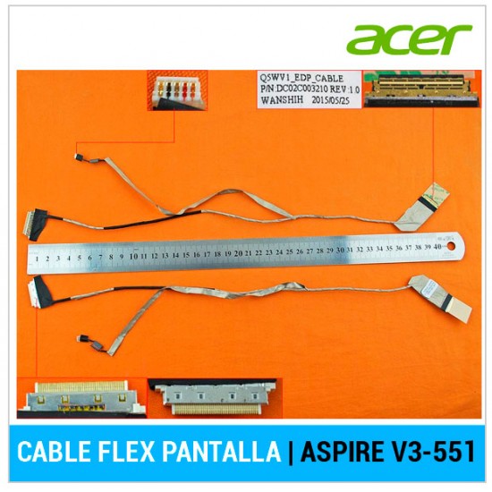 CABLE FLEX DE PANTALLA ACER | ASPIRE V3-551 ACER 04740