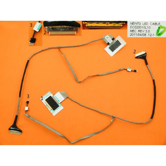 CABLE FLEX DE PANTALLA ACER ASPIRE 5253 5336 5741 5742 5551G 5252 5552 5250 5251 5350 5733 5736Z SERIES | DC020010L10 DC02001FO10 ACER 04200