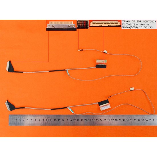 CABLE FLEX DE PANTALLA ACER ASPIRE E5-571G E5-511 E5-531 E5-531G E5-551 V3-572 SERIES | DC02001Y910 ACER 07729