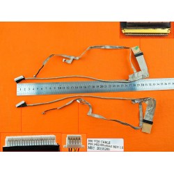 CABLE FLEX DE PANTALLA | ASUS N61 | MODELO 2 | CONECTOR WEBCAM BLANCO