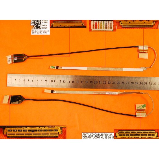 CABLE DE PANTALLA DELL INSPIRON 14-7447 7448 14P-1748 1548 14-7000 0K91DW DD0AM7LC001 DELL 06024