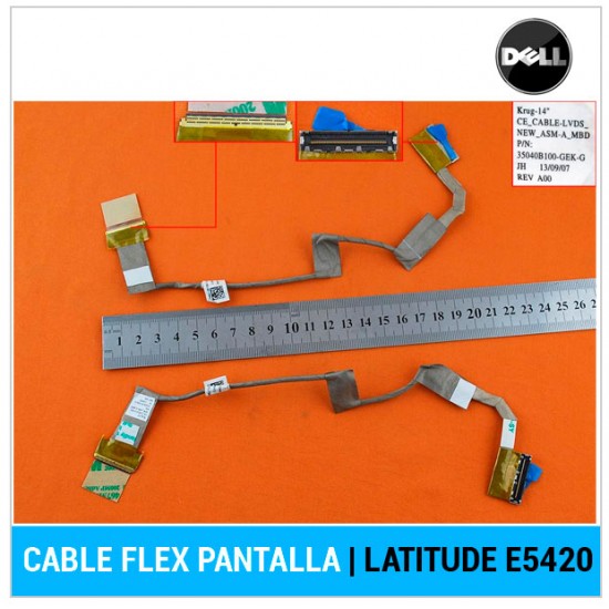 CABLE FLEX DE PANTALLA | DELL LATITUDE E5420 DELL 04744