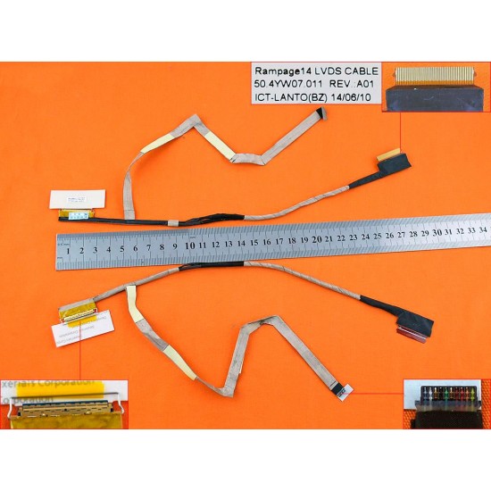 CABLE DE PANTALLA HP | PROBOOK 440 G1 | 445 G1 SERIES | 50.4YW07.011 HP 05587