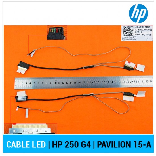 CABLE DE PANTALLA HP 250 255 G4 PAVILION 15-A SERIES | DC020027J00 HP 04757