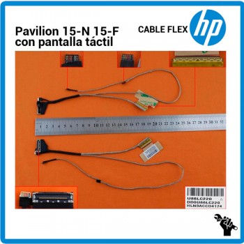CABLE FLEX DE PANTALLA | HP PAVILION 15-N | 15-F | VERSION CON PANTALLA TÁCTIL