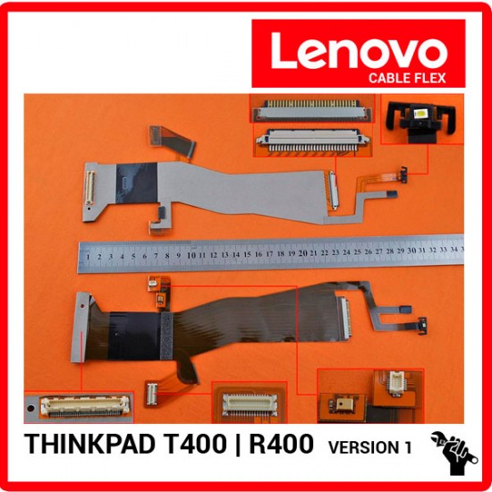 CABLE FLEX DE PANTALLA | LENOVO THINKPAD T400 | VERSION 1 LENOVO 04207