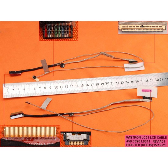 CABLE DE PANTALLA LENOVO FLEX 3-1580 SERIES | 450.03S01.0011 LENOVO 05988