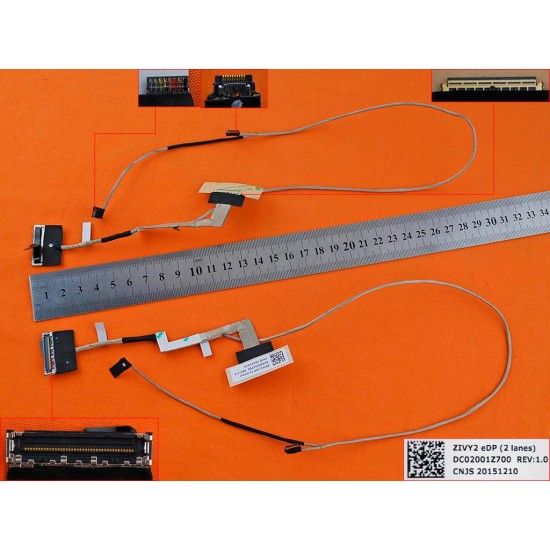 CABLE DE PANTALLA LENOVO | IDEAPAD Y50-70 | 30 PINS | TOUCH LENOVO 04946