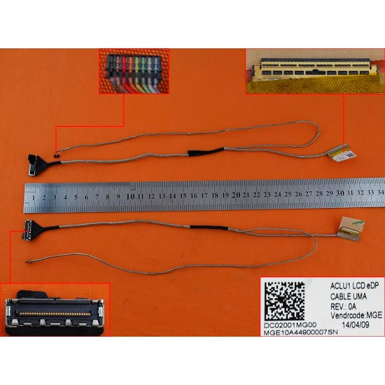 CABLE FLEX DE PANTALLA LENOVO IDEAPAD G40-30 | DC02001MG00 LENOVO 06486
