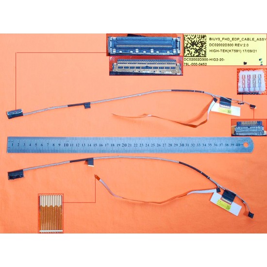 CABLE FLEX DE PANTALLA LENOVO YOGA 710-15 710-15ISK 710-15IKB 710-14 SERIES | DC02002D300 LENOVO 07196