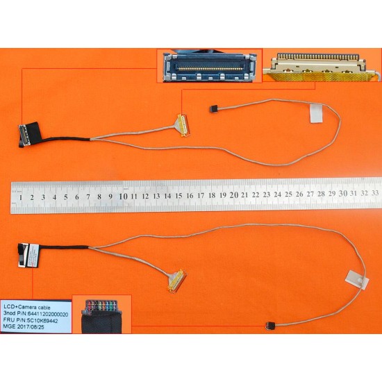 CABLE FLEX DE PANTALLA LENOVO IDEAPAD 100S-14IBR SERIES | 5C10K69442 64411202000020 LENOVO 07039