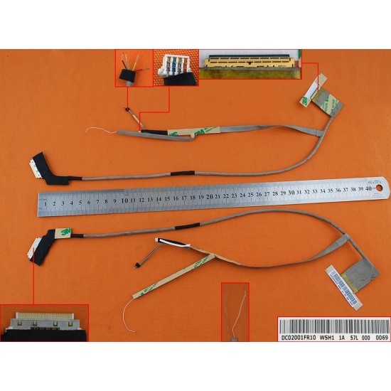 CABLE DE PANTALLA LENOVO THINKPAD EDGE E530 E535 SERIES | DC02001FR10 LENOVO 07651